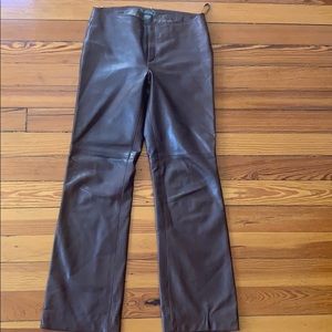 Banana Republic Genuine Leather Pants